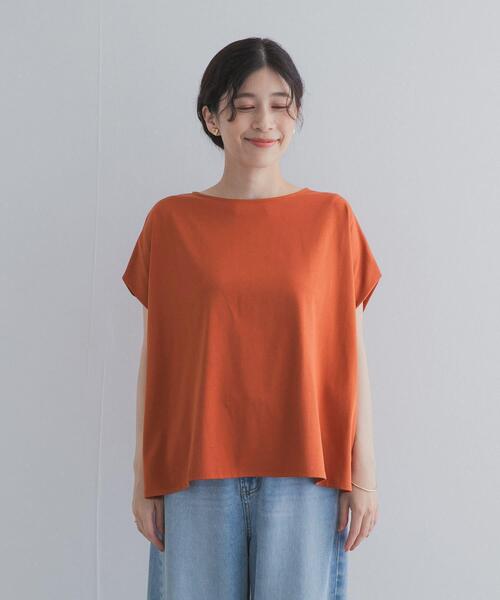 URBAN RESEARCH DOORS(アーバンリサーチドアーズ)の「バックジッププルオーバー(Tシャツ/カットソー・レディース・ブラック/オレンジ/ベージュ系その他・FREE)」の21枚目の写真