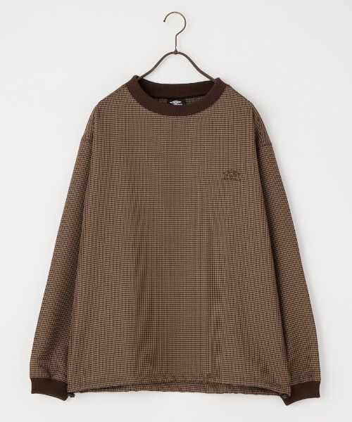 UMBRO（アンブロ）の「【WEB先行予約】[UMBRO/アンブロ] 別注 ワンポイントロゴ刺繍 ドローコードスウェット（スウェット・レディース・ブラウン/ブラック・S/XL/L/M）」の5枚目の写真