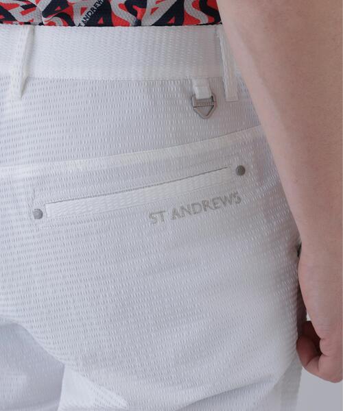 St ANDREWS（セントアンドリュース）の「【St ANDREWS】【ストレッチ】ポプリンボーダーパンツ (MENS)（その他パンツ・メンズ・ホワイト/ネイビー・L/M）」の19枚目の写真