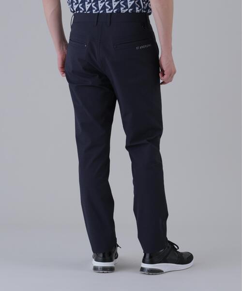 St ANDREWS（セントアンドリュース）の「【St ANDREWS】【ストレッチ】ポプリンボーダーパンツ (MENS)（その他パンツ・メンズ・ホワイト/ネイビー・L/M）」の4枚目の写真
