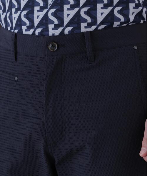 St ANDREWS（セントアンドリュース）の「【St ANDREWS】【ストレッチ】ポプリンボーダーパンツ (MENS)（その他パンツ・メンズ・ホワイト/ネイビー・L/M）」の5枚目の写真