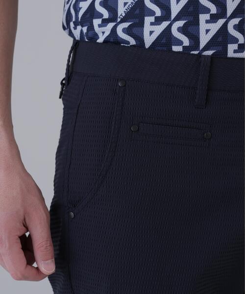 St ANDREWS（セントアンドリュース）の「【St ANDREWS】【ストレッチ】ポプリンボーダーパンツ (MENS)（その他パンツ・メンズ・ホワイト/ネイビー・L/M）」の7枚目の写真
