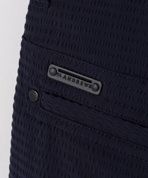 St ANDREWS（セントアンドリュース）の「【St ANDREWS】【ストレッチ】ポプリンボーダーパンツ (MENS)（その他パンツ・メンズ・ホワイト/ネイビー・L/M）」の12枚目の写真