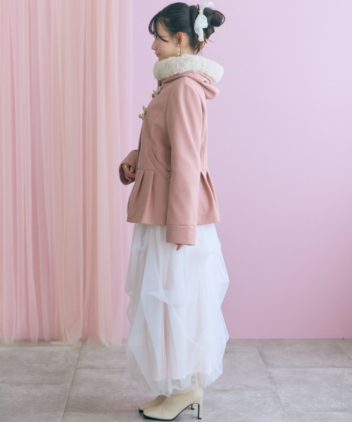 marun(マルン)の「<大きいサイズ>ボリュームシルエットチュールスカート marun(スカート・レディース・グレー/ピンク/オフホワイト・5L~6L/3L~4L/L~LL)」の14枚目の写真