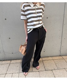 LE CIEL BLEU | バレルレッグパンツ / Barrel Leg Pants(その他パンツ)