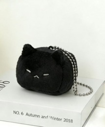 CLOTHY（クロシィ）の「【眠たそうなお顔にキュン】寝起きねこ ぬいぐるみチャーム  キーホルダー（チャーム）」