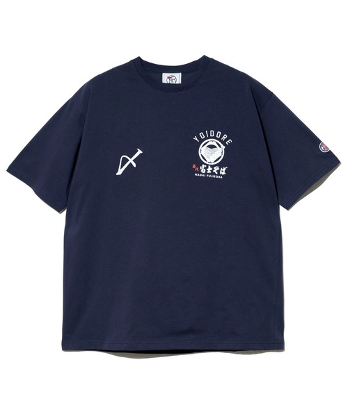 go slow caravan（ゴースローキャラバン）の「YOIDORE/酔いどれ　富士そばコラボ かけそば TEE（Tシャツ/カットソー・メンズ・ホワイト/ネイビー・MEDIUM/LARGE/X-LARGE）」の16枚目の写真