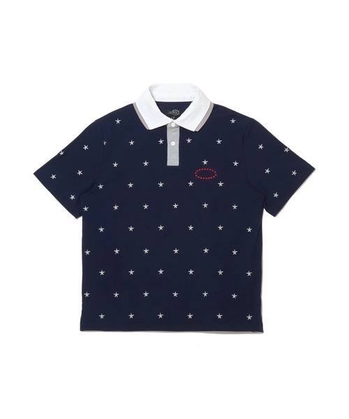 AFB（エーエフビー）の「STAR SS POLO（Tシャツ/カットソー・レディース・ネイビー/ボルドー/グレー・M）」の3枚目の写真