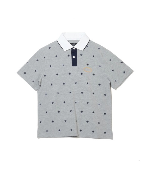 AFB（エーエフビー）の「STAR SS POLO（Tシャツ/カットソー・レディース・ネイビー/ボルドー/グレー・M）」の2枚目の写真