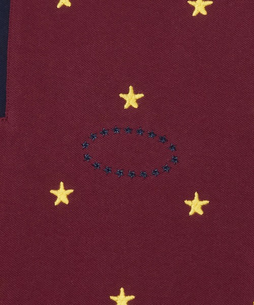 AFB（エーエフビー）の「STAR SS POLO（Tシャツ/カットソー・レディース・ネイビー/ボルドー/グレー・M）」の7枚目の写真