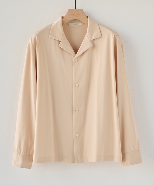 PUBLIC TOKYO(パブリックトウキョウ)の「【ZOZO限定26AW先行予約】クールタッチコットンL/S SHIRTS(シャツ/ブラウス・メンズ・ダークグレー/ブルー/ミント/イエロー・1/2)」の4枚目の写真