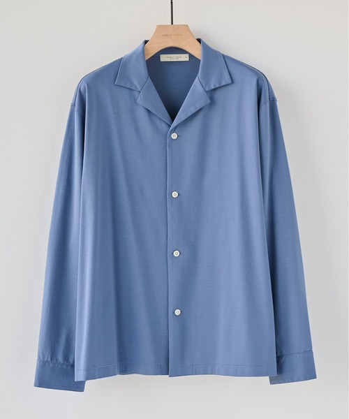 PUBLIC TOKYO(パブリックトウキョウ)の「【ZOZO限定26AW先行予約】クールタッチコットンL/S SHIRTS(シャツ/ブラウス・メンズ・ダークグレー/ブルー/ミント/イエロー・1/2)」の3枚目の写真