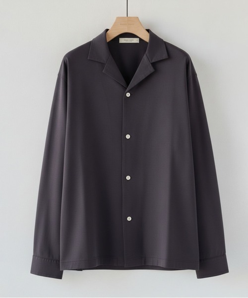 PUBLIC TOKYO(パブリックトウキョウ)の「【ZOZO限定26AW先行予約】クールタッチコットンL/S SHIRTS(シャツ/ブラウス・メンズ・ダークグレー/ブルー/ミント/イエロー・1/2)」の1枚目の写真