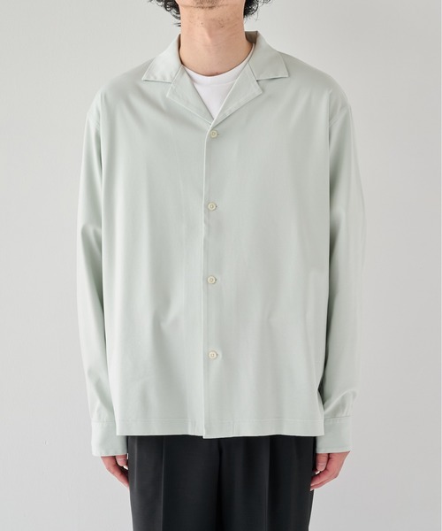 PUBLIC TOKYO(パブリックトウキョウ)の「【ZOZO限定26AW先行予約】クールタッチコットンL/S SHIRTS(シャツ/ブラウス・メンズ・ダークグレー/ブルー/ミント/イエロー・1/2)」の5枚目の写真