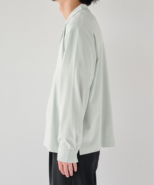 PUBLIC TOKYO(パブリックトウキョウ)の「【ZOZO限定26AW先行予約】クールタッチコットンL/S SHIRTS(シャツ/ブラウス・メンズ・ダークグレー/ブルー/ミント/イエロー・1/2)」の6枚目の写真