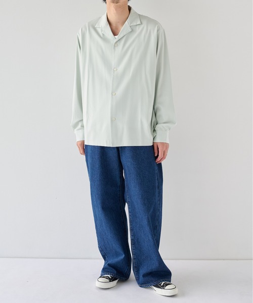 PUBLIC TOKYO(パブリックトウキョウ)の「【ZOZO限定26AW先行予約】クールタッチコットンL/S SHIRTS(シャツ/ブラウス・メンズ・ダークグレー/ブルー/ミント/イエロー・1/2)」の8枚目の写真