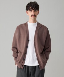【洗える/抗菌防臭】スムースシルキーニット カーディガン
