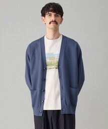 【洗える/抗菌防臭】スムースシルキーニット カーディガン