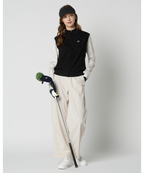 VIVA HEART（ビバハート）の「【VIVA　HEART/GOLF】 タフタひざタック ロングパンツ（その他パンツ・レディース・ブラウン/グレー/ブラック/ブルー・42/38/40/44）」の18枚目の写真