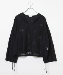 LEPSIM（レプシィム）の「モダンレース長袖フーディー　1069792（その他トップス）」