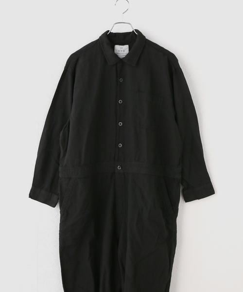JOURNAL STANDARD(ジャーナルスタンダード)の「【HTS / エイチティーエス】 ONE-UP COLLAR OVERALLS(つなぎ/オールインワン・レディース・ブラック・46)」の3枚目の写真