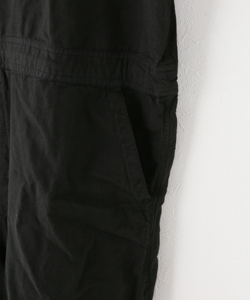 JOURNAL STANDARD(ジャーナルスタンダード)の「【HTS / エイチティーエス】 ONE-UP COLLAR OVERALLS(つなぎ/オールインワン・レディース・ブラック・46)」の15枚目の写真