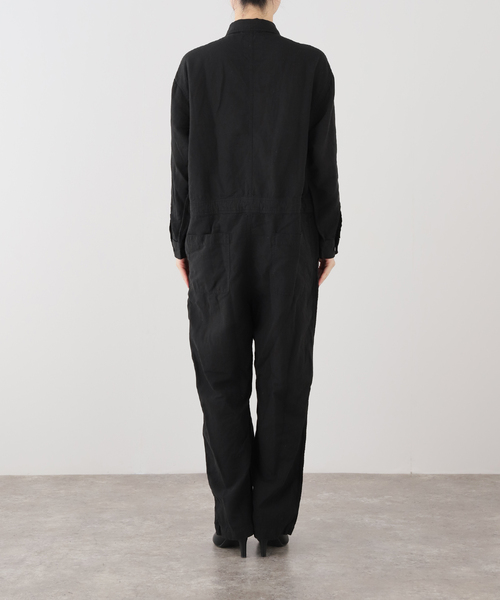 JOURNAL STANDARD(ジャーナルスタンダード)の「【HTS / エイチティーエス】 ONE-UP COLLAR OVERALLS(つなぎ/オールインワン・レディース・ブラック・46)」の10枚目の写真