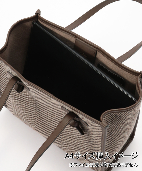 GIANNI CHIARINI(ジャンニ キアリーニ)の「《WEB限定》GIANNI CHIARINI/ ジャンニ キアリーニMARCELLA SPAGA(トートバッグ・レディース・ブラウン/ネイビー・FREE)」の9枚目の写真