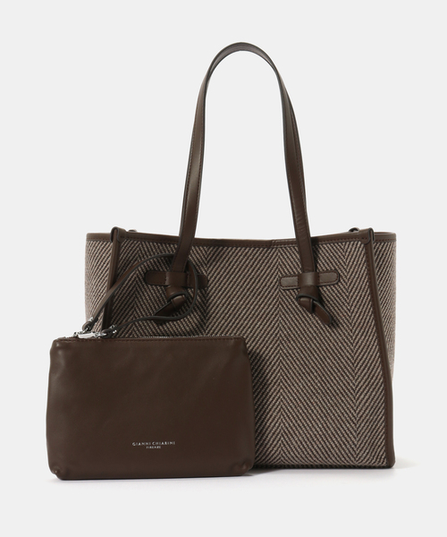 GIANNI CHIARINI(ジャンニ キアリーニ)の「《WEB限定》GIANNI CHIARINI/ ジャンニ キアリーニMARCELLA SPAGA(トートバッグ・レディース・ブラウン/ネイビー・FREE)」の12枚目の写真