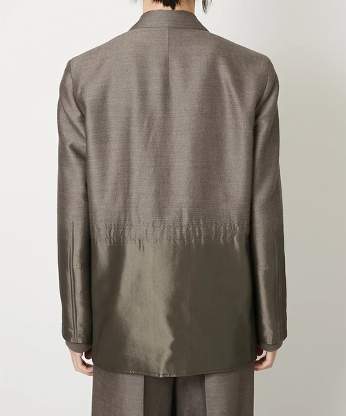 TAAKK(ターク)の「【TAAKK】TAILORED N-3B JACKET(テーラードジャケット・メンズ・ブラック/ブラウン・2/3)」の4枚目の写真