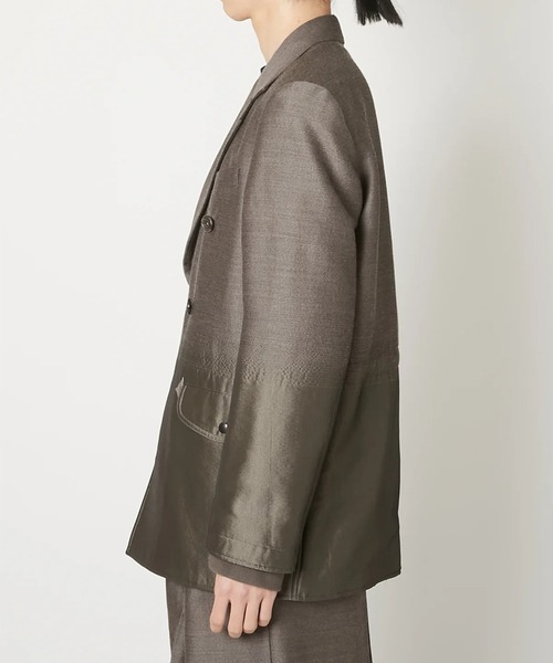 TAAKK(ターク)の「【TAAKK】TAILORED N-3B JACKET(テーラードジャケット・メンズ・ブラック/ブラウン・2/3)」の5枚目の写真