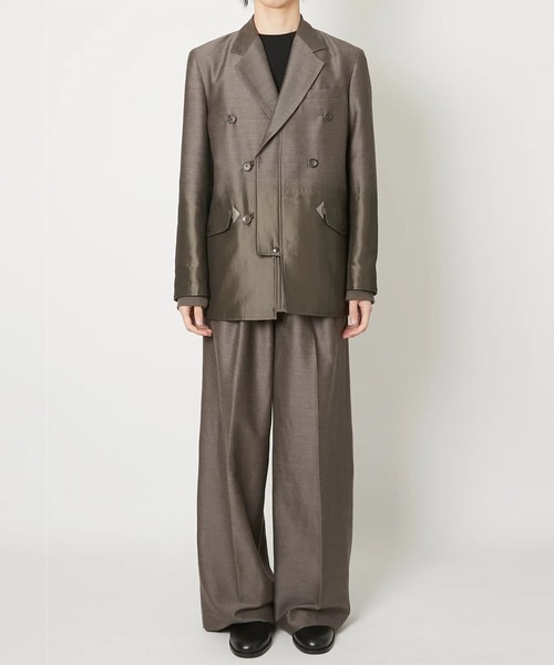 TAAKK(ターク)の「【TAAKK】TAILORED N-3B JACKET(テーラードジャケット・メンズ・ブラック/ブラウン・2/3)」の6枚目の写真