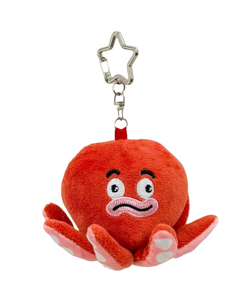 WEGO(ウィゴー)の「WEGO/ハッピ~マリンモンスターぬいぐるみキーホルダー(生活家電・レディース・レッド/ピンク/レッド系その他/ブルー・FREE)」の4枚目の写真