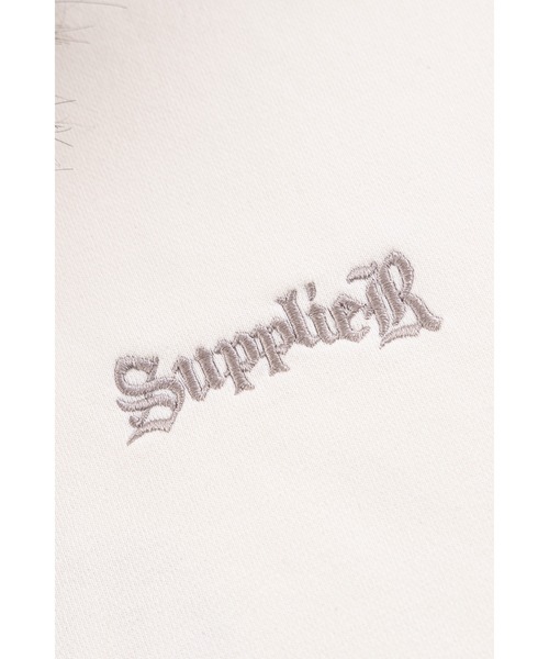 SUPPLIER(サプライヤー)の「ジップフーディ|Faux Fur Cross Zip Hoodie|SUPPLIER(パーカー・メンズ・オフホワイト/ブラック・MEDIUM/LARGE/X-LARGE/SMALL)」の15枚目の写真