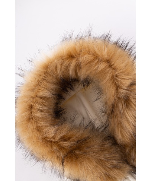 SUPPLIER(サプライヤー)の「ジップフーディ|Faux Fur Cross Zip Hoodie|SUPPLIER(パーカー・メンズ・オフホワイト/ブラック・MEDIUM/LARGE/X-LARGE/SMALL)」の14枚目の写真