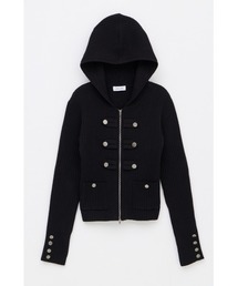 LAGUA GEM（ラグアジェム）の「NAPOLEON HOODIE RIB ニット（ニット/セーター・レディース）」