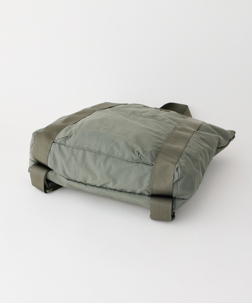 WILD THINGS（ワイルドシングス）の「トートとリュックの2WAY【WILD THINGS】EASY TOTE RUCK リップストップナイロン デイパック（バックパック/リュック・レディース・ブラック/ベージュ/カーキ・ONE SIZE）」の16枚目の写真