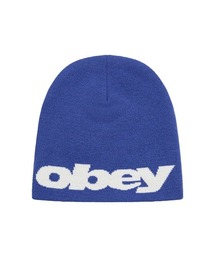 OBEY（オベイ）の「OBEY NO CUFF JAQUARD BEANIE（オベイ ノーカフ ジャカード ビーニー）（ニットキャップ/ビーニー）」