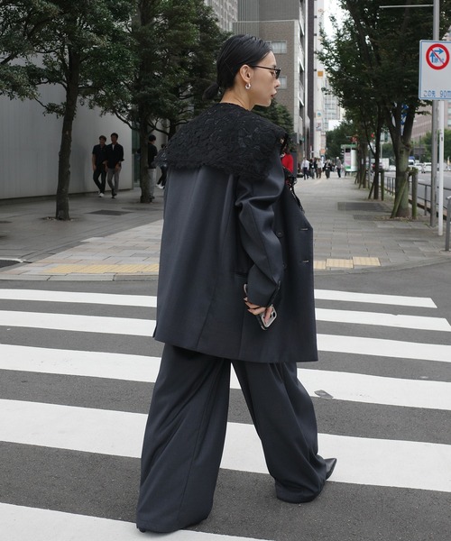 Ameri(アメリ)の「PETIT LACE VOLUME PANTS(その他パンツ・レディース・マルチ/ベージュ/グレー・SMALL/X-SMALL/MEDIUM)」の21枚目の写真