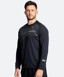 UAテック カモ ロングスリーブ Tシャツ(トレーニング/メンズ)