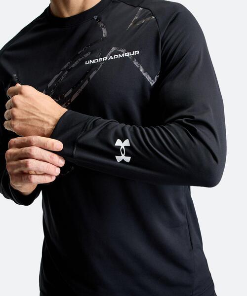 UNDER ARMOUR(アンダーアーマー)の「UAテック カモ ロングスリーブ Tシャツ(トレーニング/メンズ)(Tシャツ/カットソー・メンズ・ブラック・2XL/L/M/S/3XL/XL)」の5枚目の写真