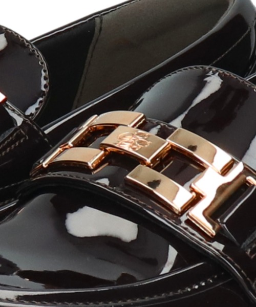 Bridget Birkin(ブリジットバーキン)の「【Bridget Birkin】<晴雨兼用>イニシャルバックルローファー(561656)(ローファー・レディース・ダークブラウン/ブラック・22.5/23.5/23/24/24.5)」の5枚目の写真