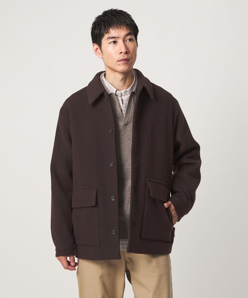 green label relaxing(グリーンレーベルリラクシング)の「SENTDALE WOOL カバーオール(カバーオール・メンズ・ブラック/ダークブラウン/オリーブ/その他1・S/M/L/XL)」の2枚目の写真