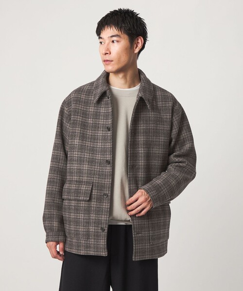 green label relaxing(グリーンレーベルリラクシング)の「SENTDALE WOOL カバーオール(カバーオール・メンズ・ブラック/ダークブラウン/オリーブ/その他1・S/M/L/XL)」の4枚目の写真