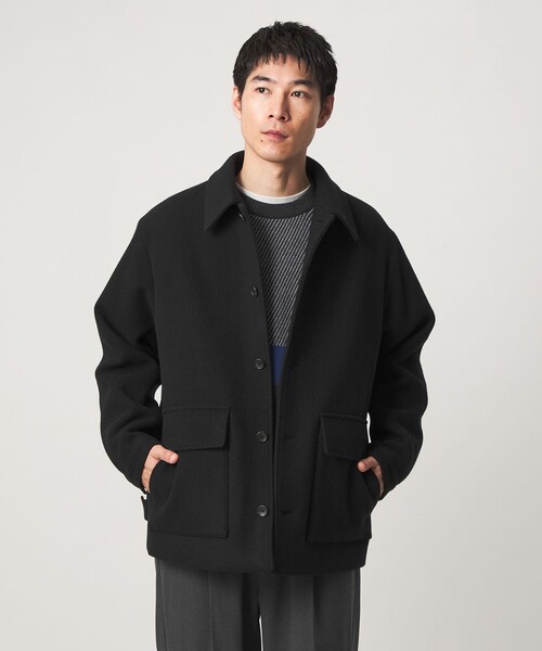 green label relaxing(グリーンレーベルリラクシング)の「SENTDALE WOOL カバーオール(カバーオール・メンズ・ブラック/ダークブラウン/オリーブ/その他1・S/M/L/XL)」の1枚目の写真