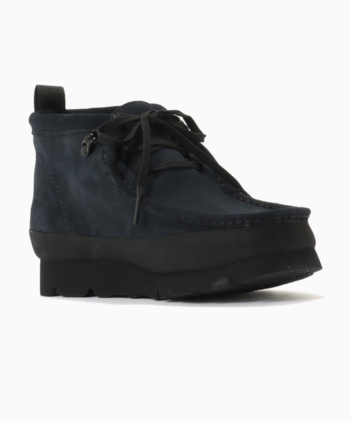 Clarks(クラークス)の「CLARKS / クラークス WallabeeBT GTX RAND(ブーツ・メンズ・ネイビー/アイボリー・80/75/70/85)」の6枚目の写真