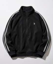 2026AW U.S. POLO ASSN./ユーエスポロアッスン オーバーサイズ フリース サイドライン トラックジャケット レディース メンズ