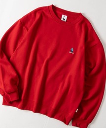 【a-r】〔RedCapGirl/レッドキャップガール〕JOHN’SCLOSET別注 ワンポイント刺繍 クルーネックスウェット ユニセックス/メンズ/レディース