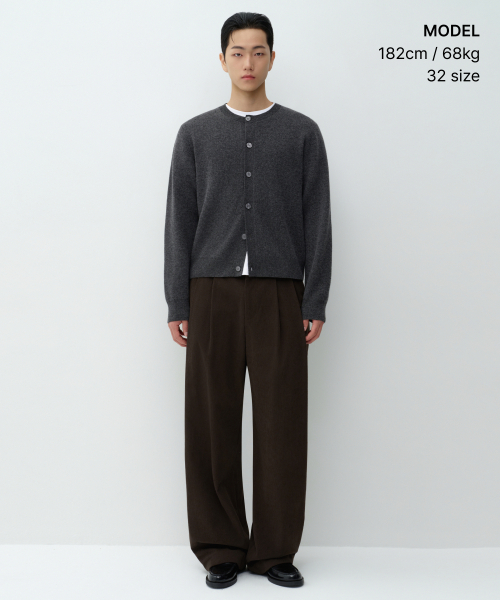MUSINSA STANDARD（ムシンサスタンダード）の「14W コーデュロイエクストラワイドパンツ [ブラウン]（その他パンツ・メンズ・その他・38/36/34/32/30/31/33/28/29）」の2枚目の写真