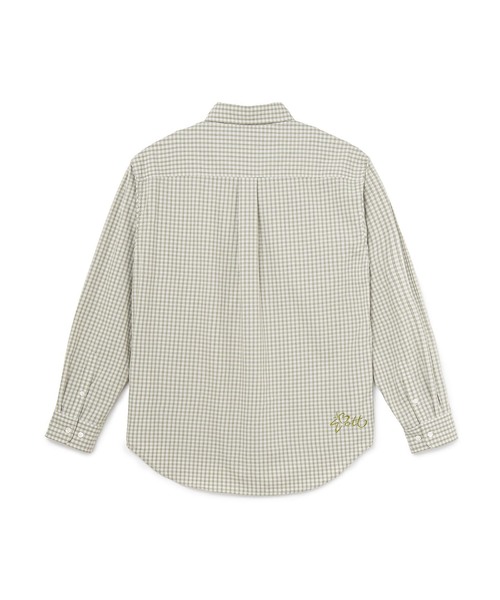 BOTT(ボット)の「BoTT / ボット BOTTERFLY CHECK SHIRT(シャツ/ブラウス・メンズ・ホワイト系その他/グリーン・MEDIUM/SMALL)」の6枚目の写真